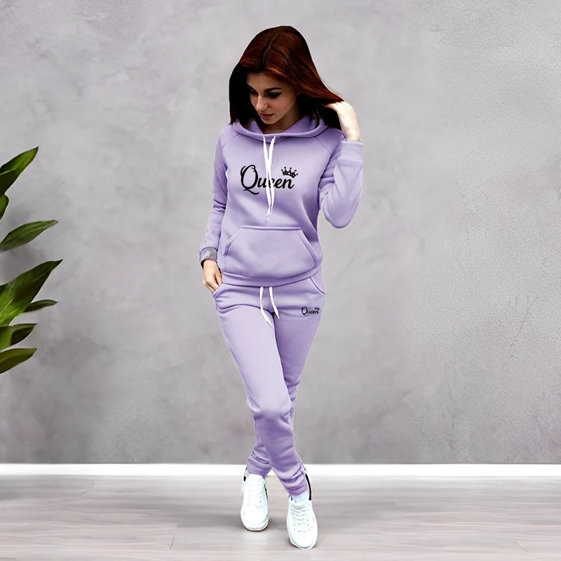 Winter Clothing For Women - Женский спортивный костюм с принтом 