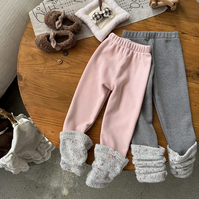 Winter Clothing For Toddlers - Леггинсы для маленьких девочек, детские розовые